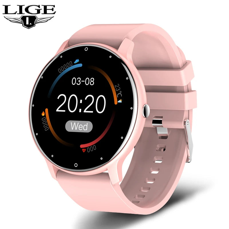 LIGE 2025 New Smart Watch Men Full Touch