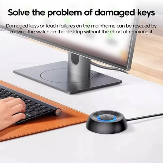 NNBILI Computer Desktop 2M Switch LED Lights PC