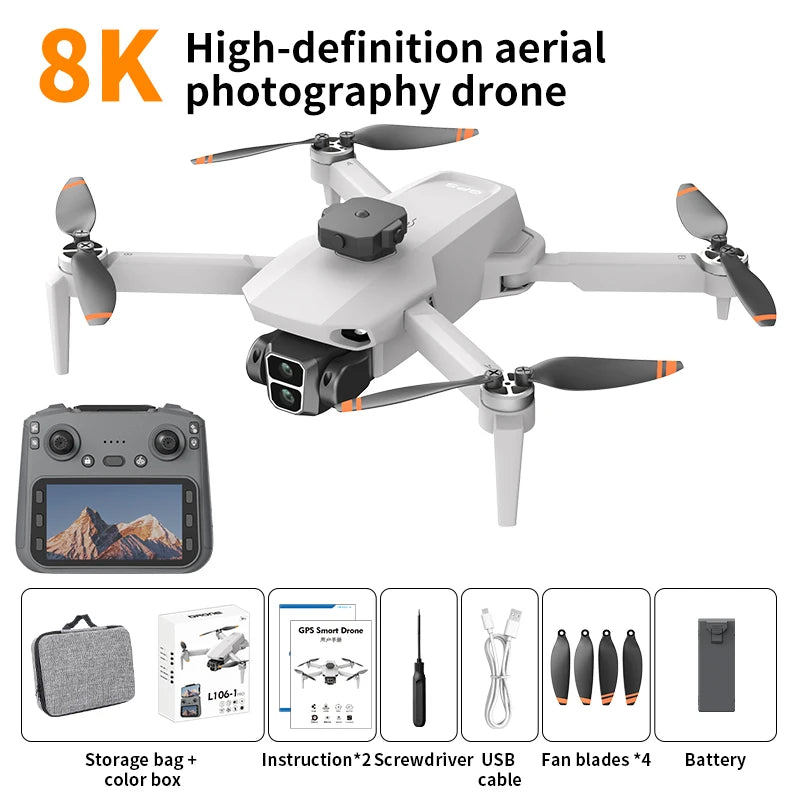 8K ESC Camera Obstacle Avoidance GPS Auto Return