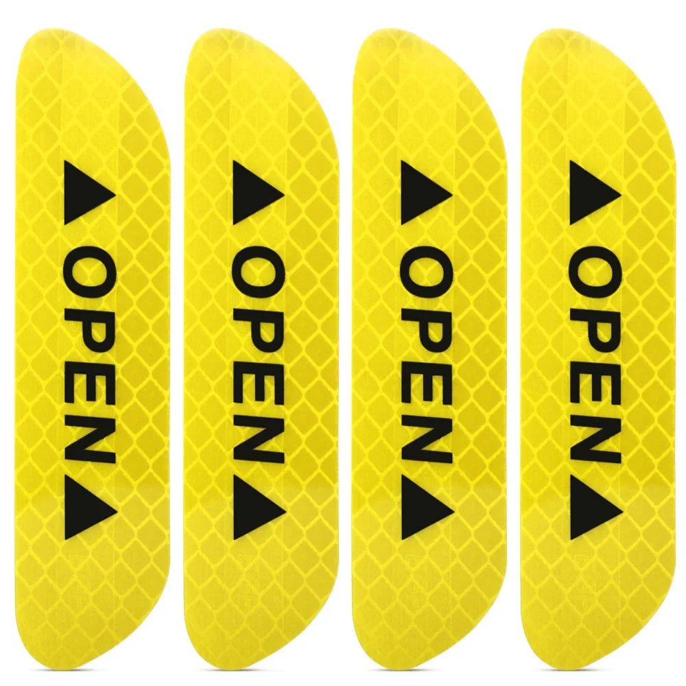 4PCS Reflective Warning Tape for Car Door Safety