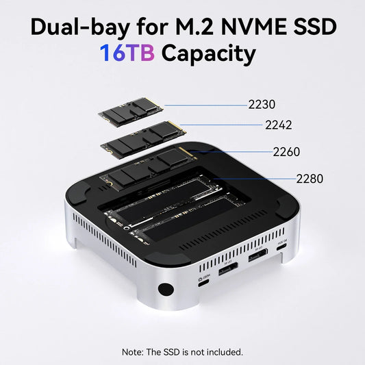 Acasis Mac Mini Docking Station USB-C 40Gbps to