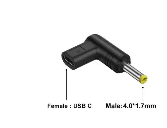 USB C PD to DC Power Connector Universal
