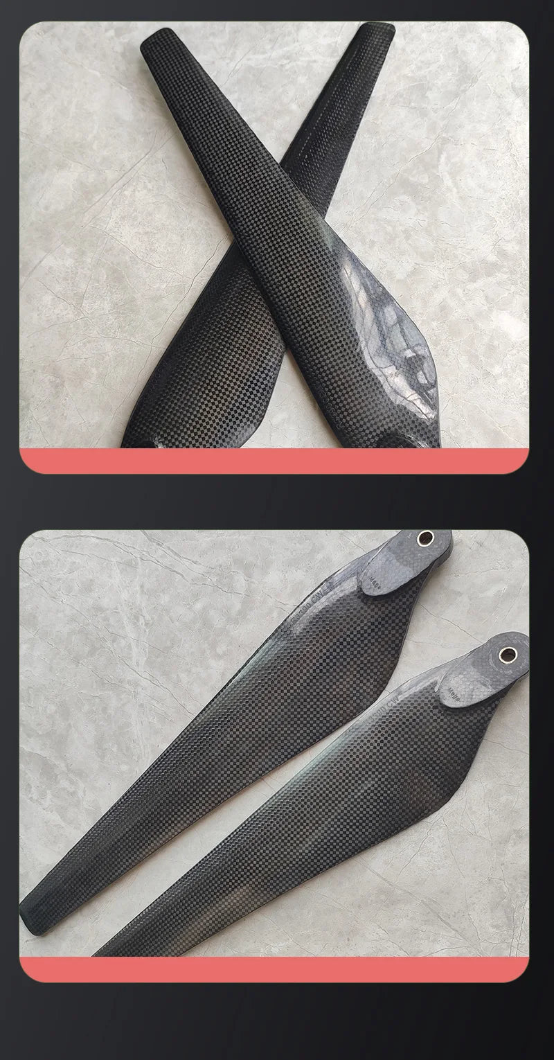 12 PCS Carbon Fiber Wing Drone Folding Propeller