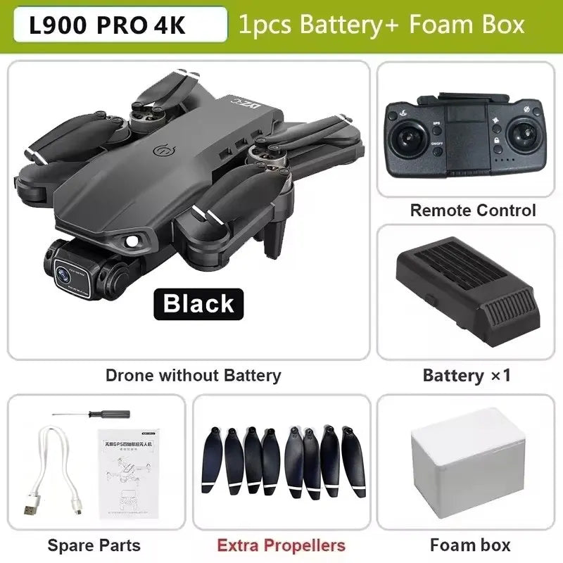 L900 Pro GPS Drone 4K Professional HD Dual