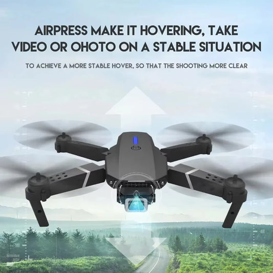 Hot-Selling E88 Smart Drone, One-Click Takeoff, Dual Camera