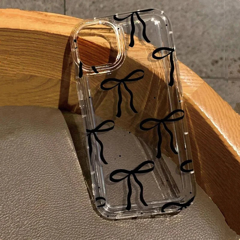 Cute Pink Heart Bow Case for IPhone 16