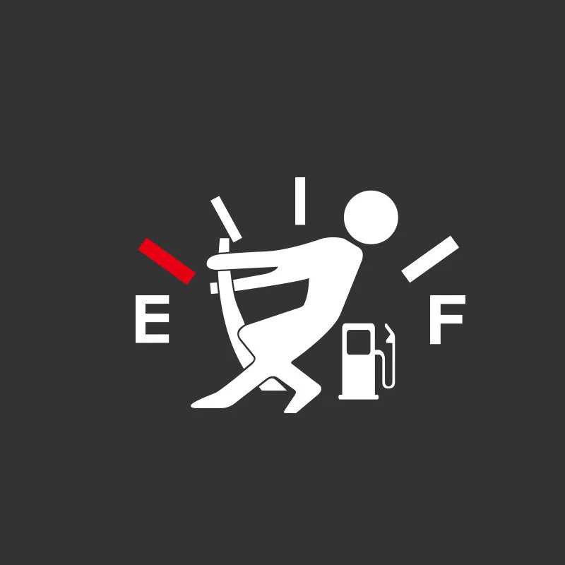 New 1PC Funny Car Stickers High Gas Consumption