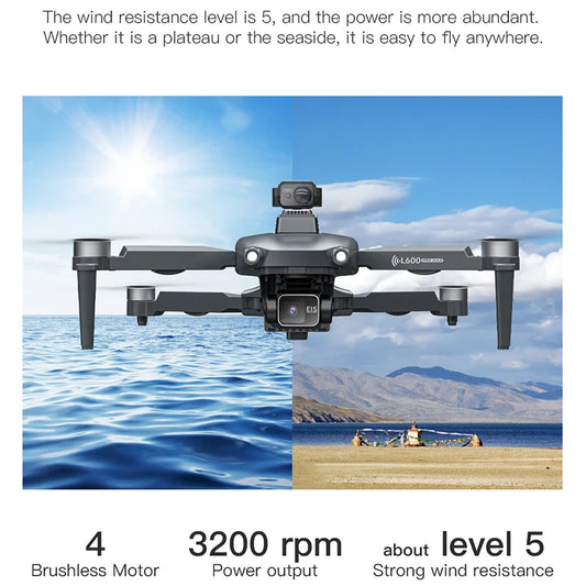 2025 New L600 PRO MAX GPS Drone 5KM