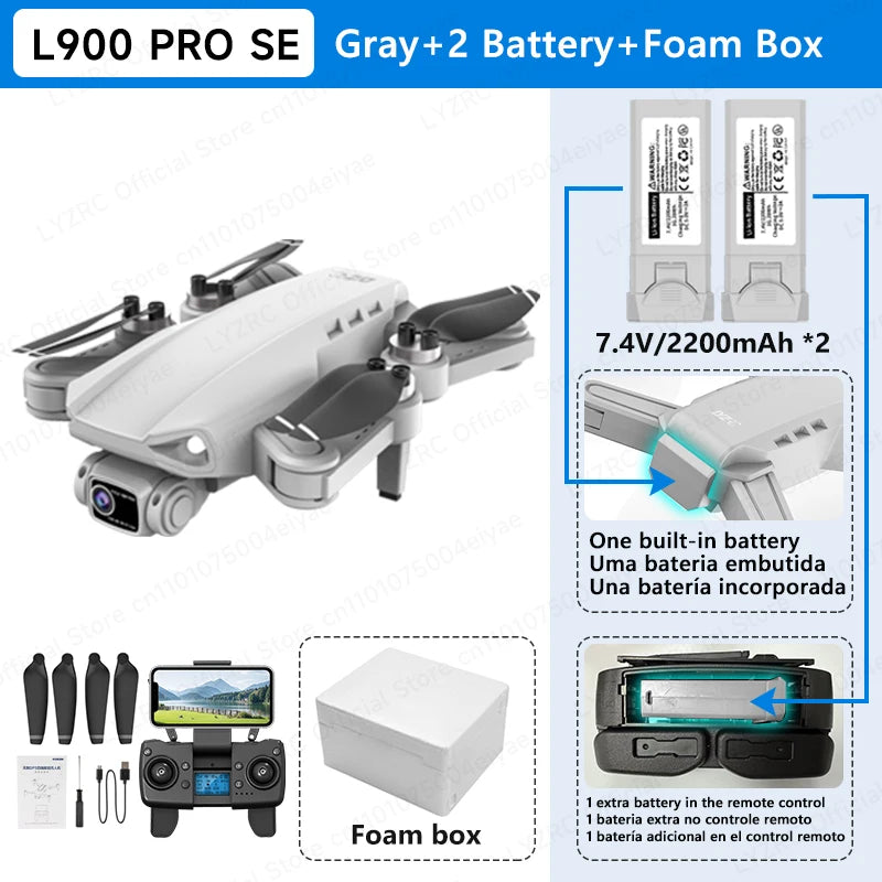 LYZRC L900 PRO SE 4K Professional HD Dual