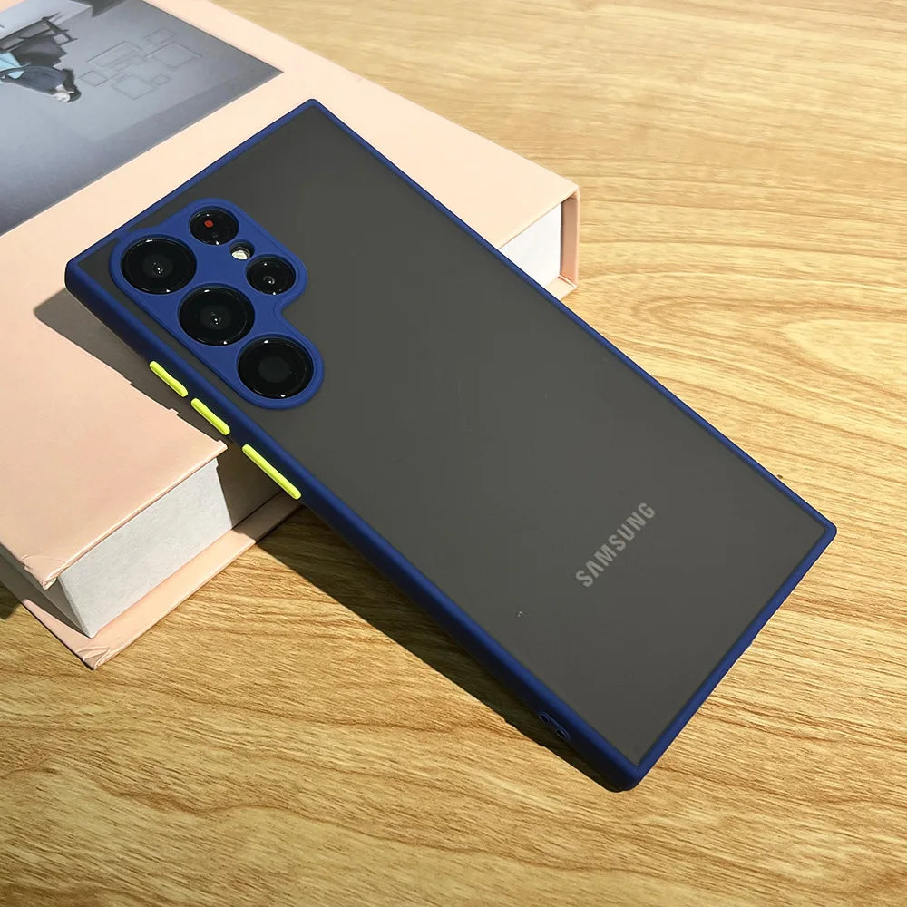 Aromr Shockproof Silicone Case For Samsung Galaxy S24