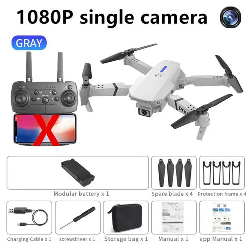 2024 New E88 Pro WIFI FPV Drone Wide