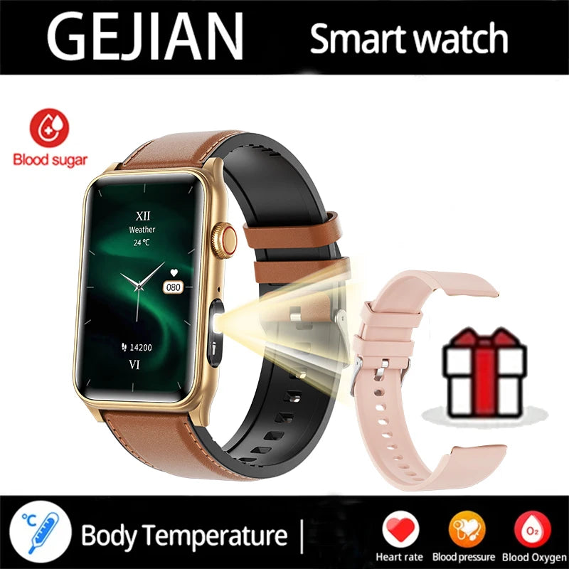 2025 New Smart Watch Men LED Bluetooth Call