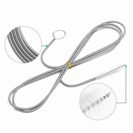 Car Drain Dredge Cleaning Scrub Brush Drain Hoses