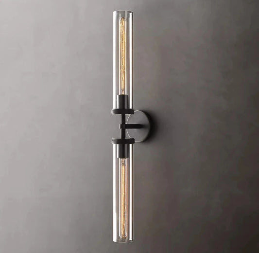 Modern Glass Wall Lamps Lustre LED Lambeth Knurled