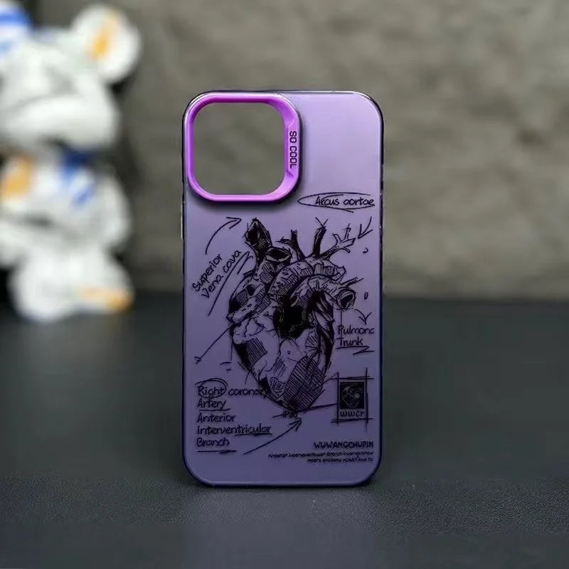 Creative Cardiovascular model Heart Medical Phone Case For