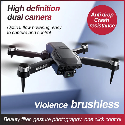 F198 Brushless Drone Optical Flow Positioning Dual Camera