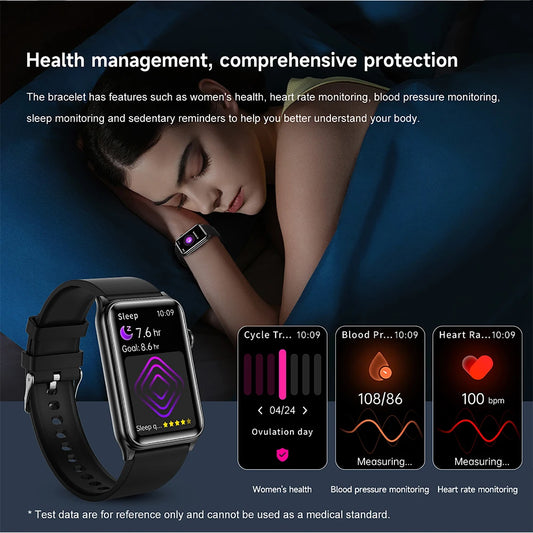2025 New Smart Watch Men LED Bluetooth Call