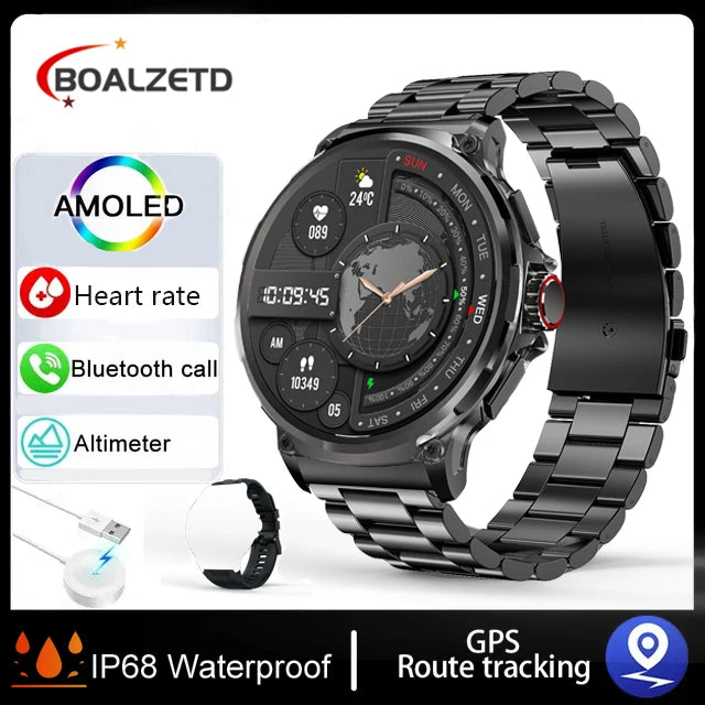 New 710mAh Bluetooth Call Smart Watch Men Sports