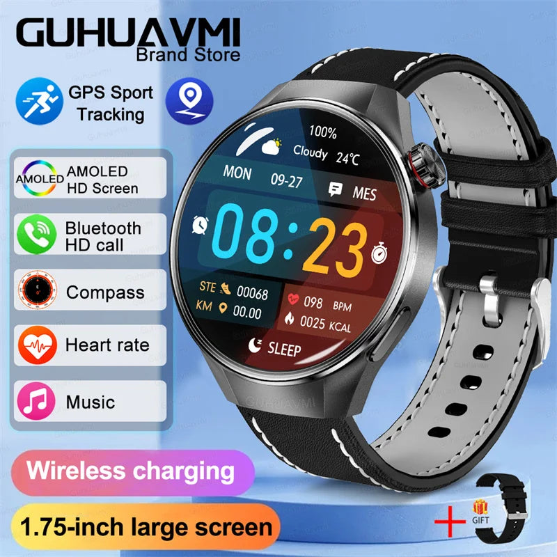 2025 True AMOLED Smart Watch Full touch Screen