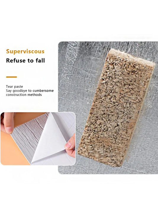 10pcs 3D Wall Sticker classic imitation marble Brick