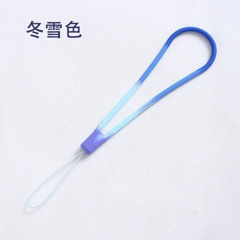 1pc Silicone Wrist Straps Hand Lanyard For Charms