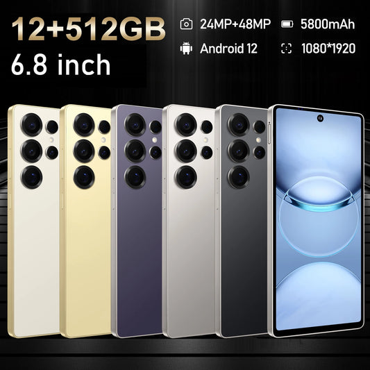 S25 Pro Smartphone Android 6.8Inch HD 8/12GB RAM