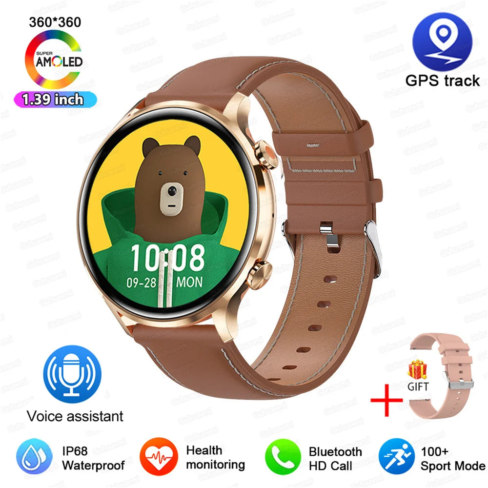 2025 New Smartwatch Women AMOLED HD Screen Always