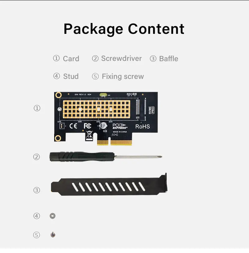 ZoeRax NVME Pro Adapter M.2 NVME Pro SSD
