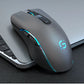 Rechargeable Computer Mouse Dual Mode Bluetooth+2.4Ghz Wireless USB