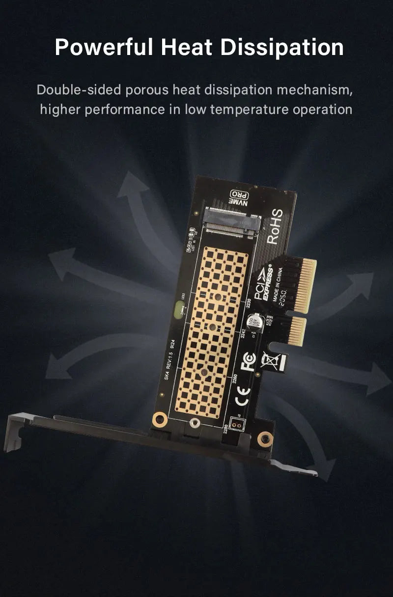 ZoeRax NVME Pro Adapter M.2 NVME Pro SSD