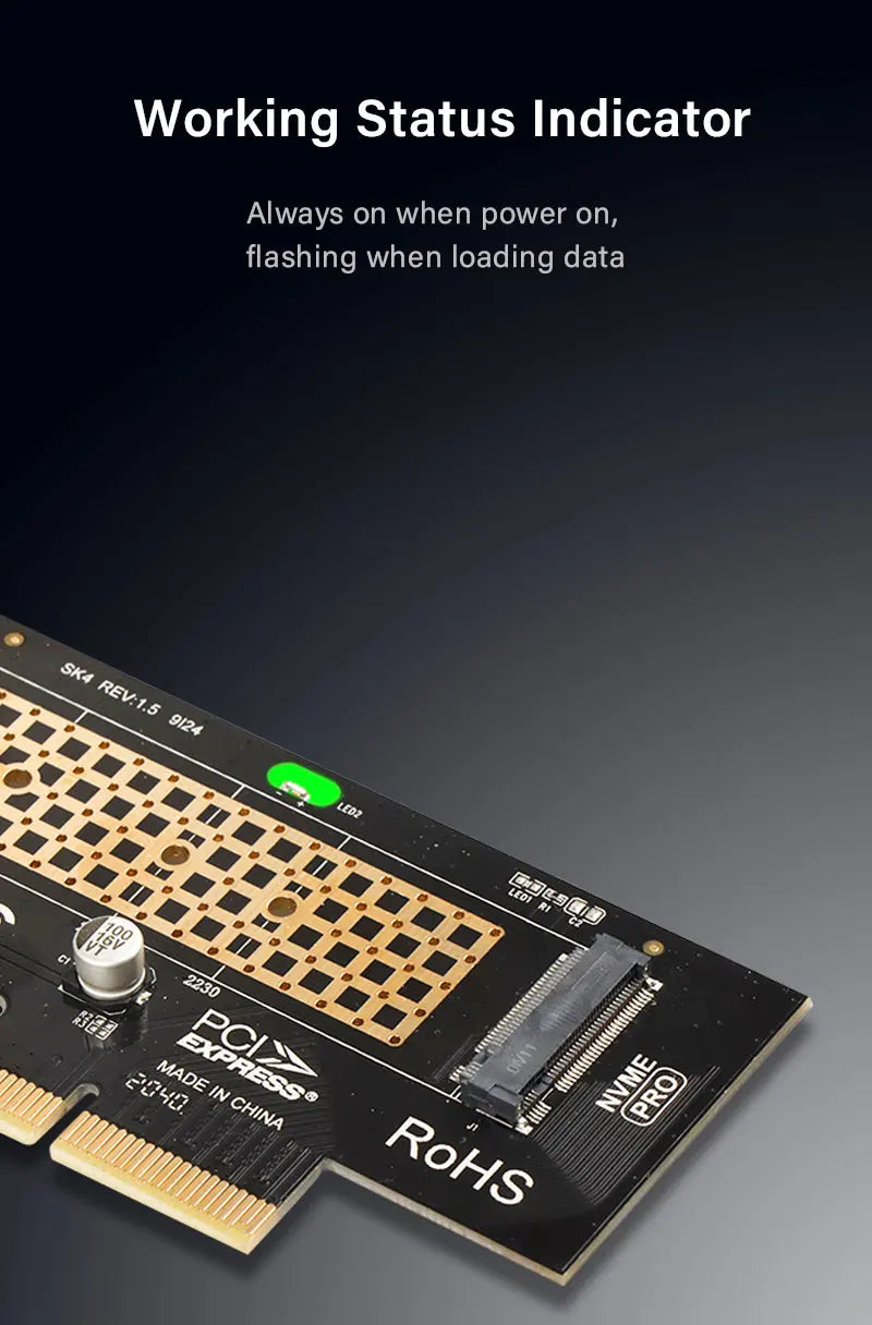 ZoeRax NVME Pro Adapter M.2 NVME Pro SSD