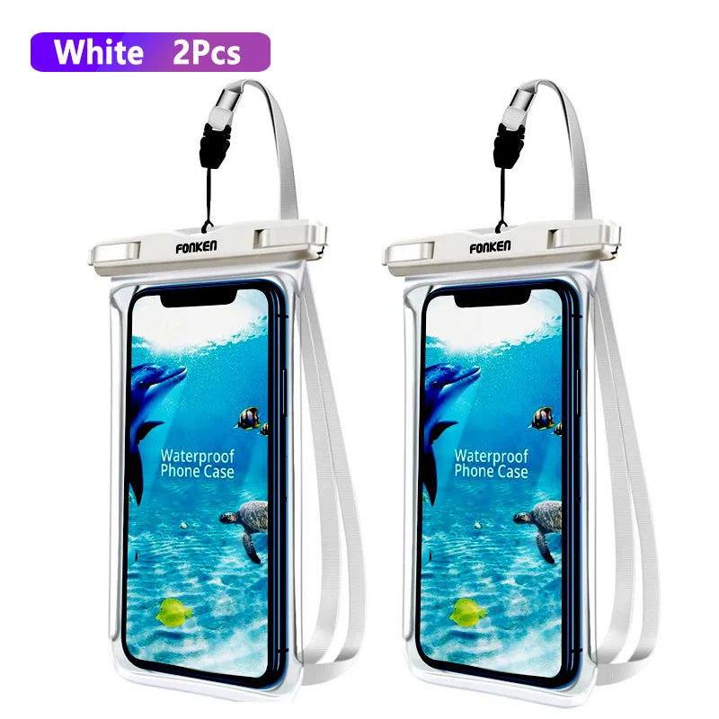 FONKEN Full View Waterproof Case for Phone Underwater