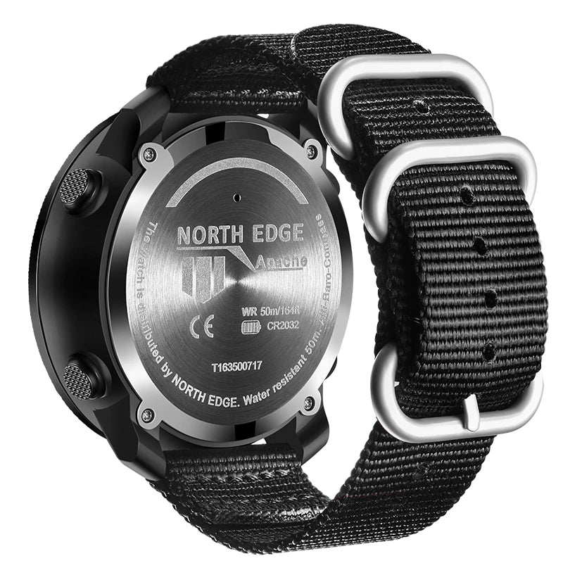 NORTH EDGE Mens Smart Watch Military Army Clock