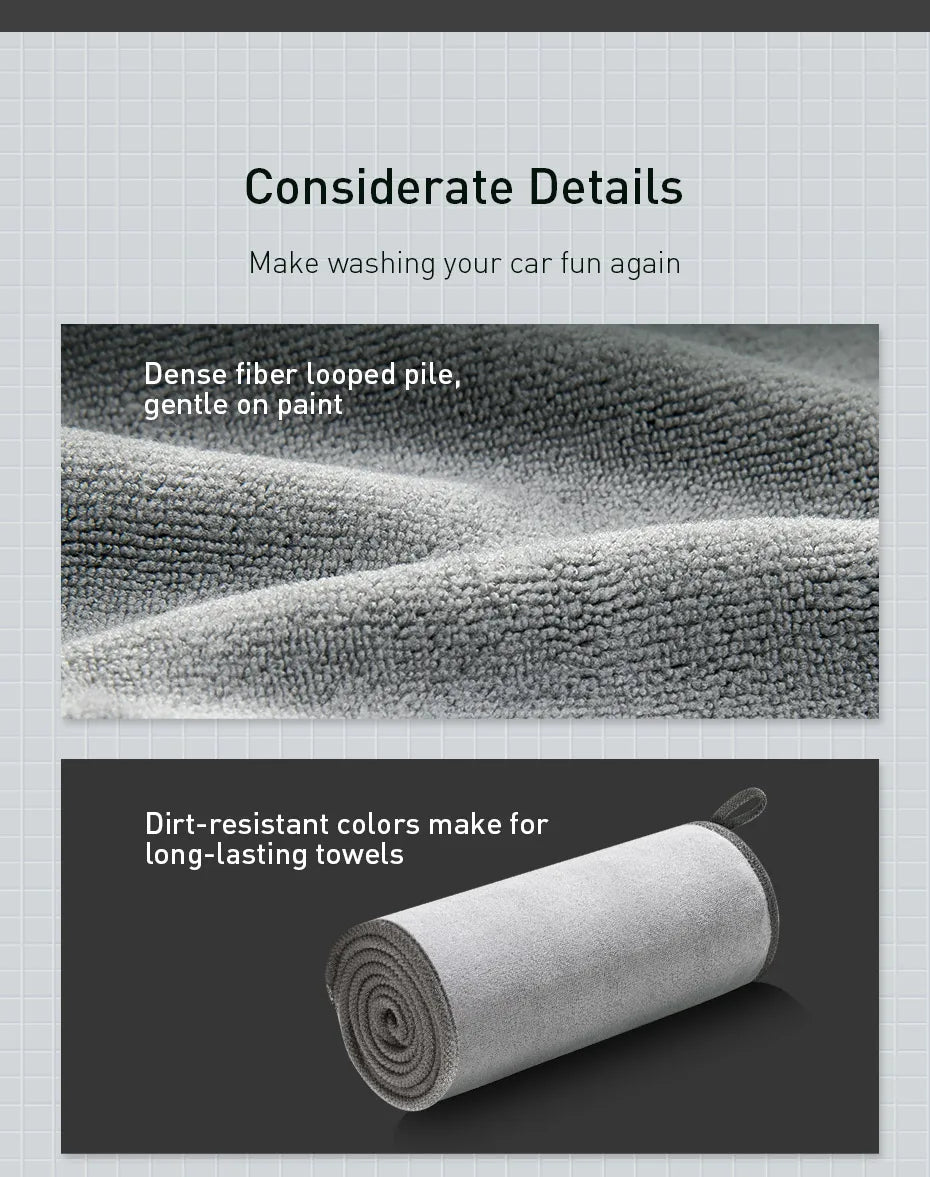Baseus Car Wash Towel Microfiber Auto Cleaning Drying