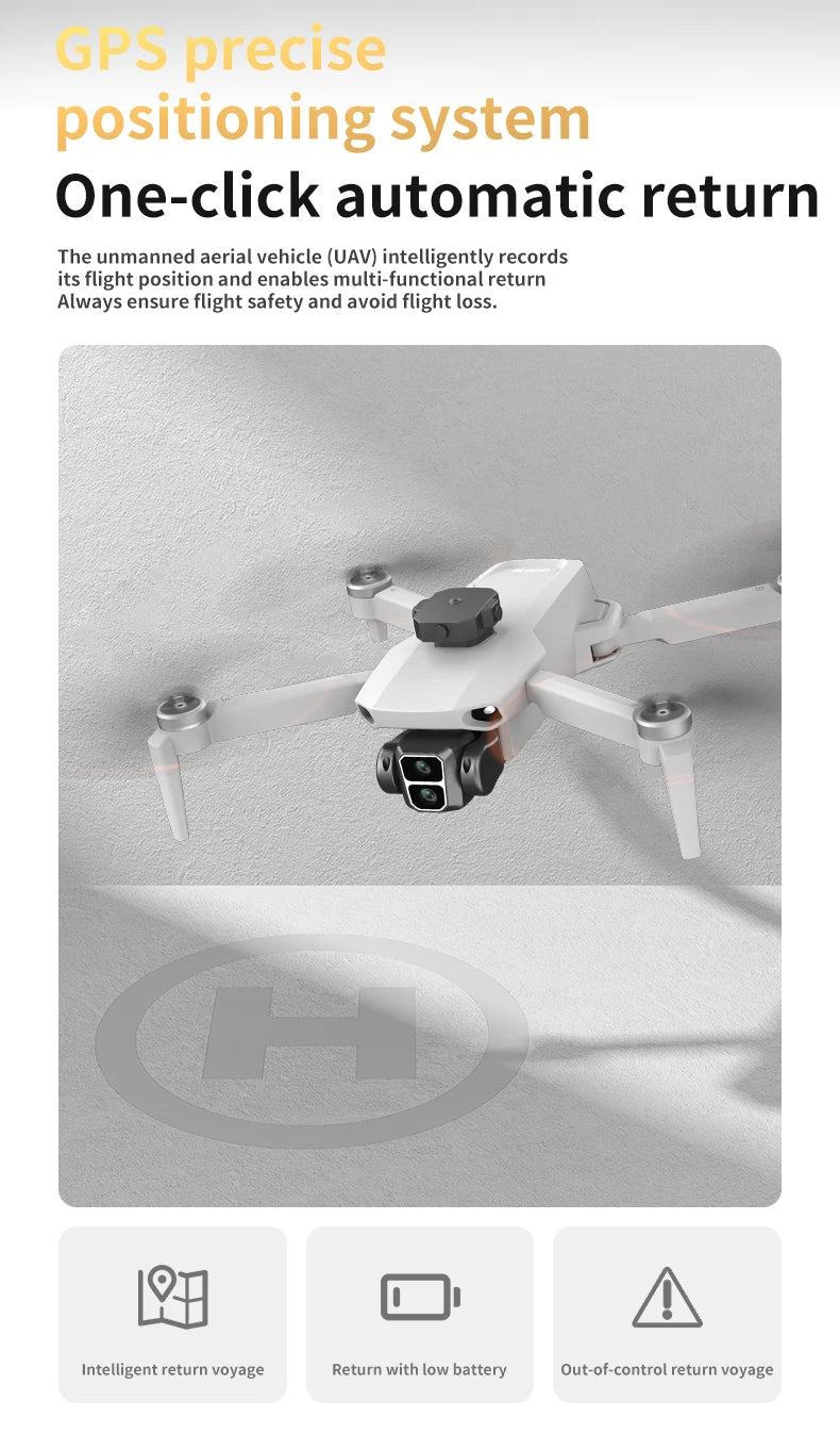 8K ESC Camera Obstacle Avoidance GPS Auto Return