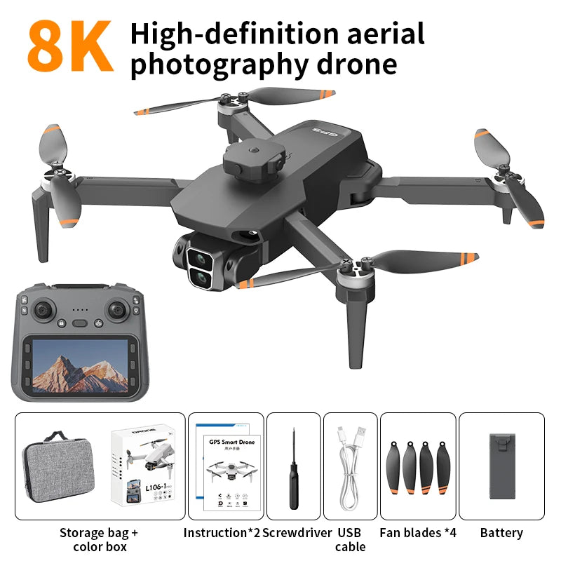 8K ESC Camera Obstacle Avoidance GPS Auto Return