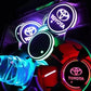 2PCS Car Water Cup Coaster Holder Led Atmosphere
