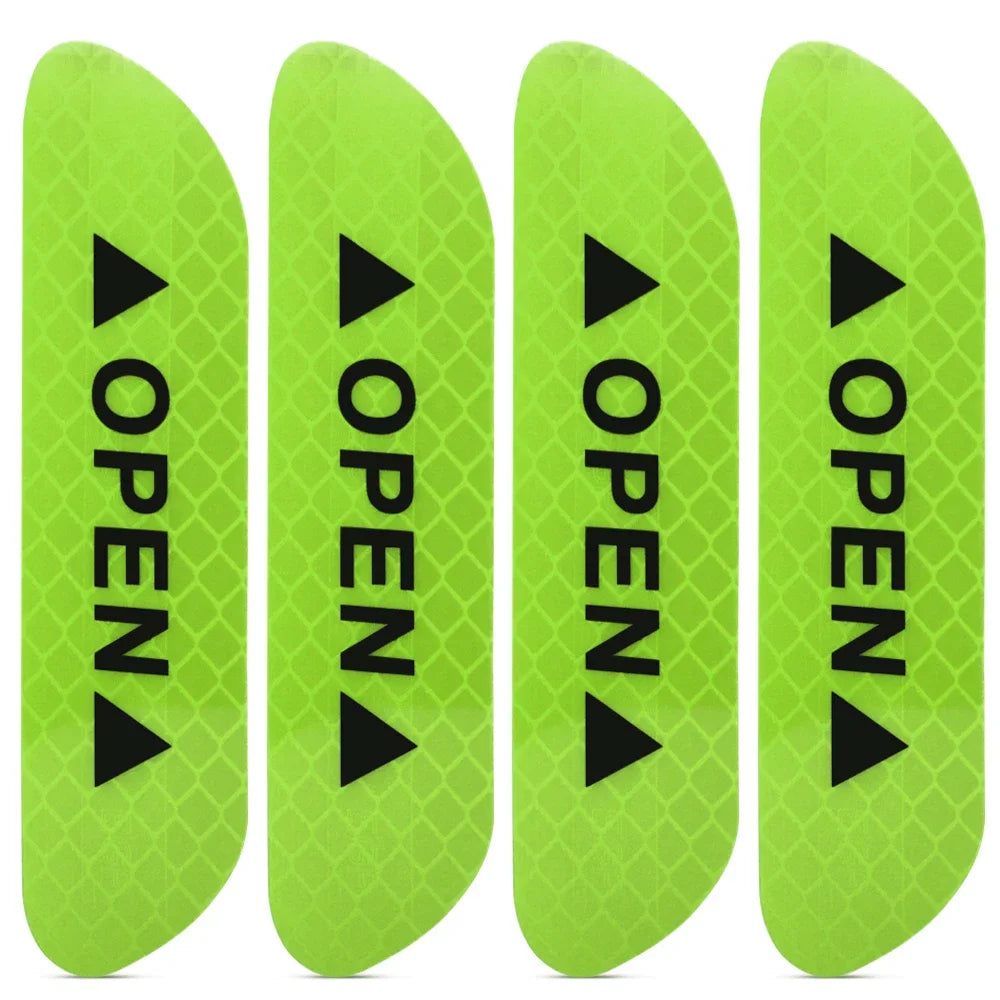 4PCS Reflective Warning Tape for Car Door Safety