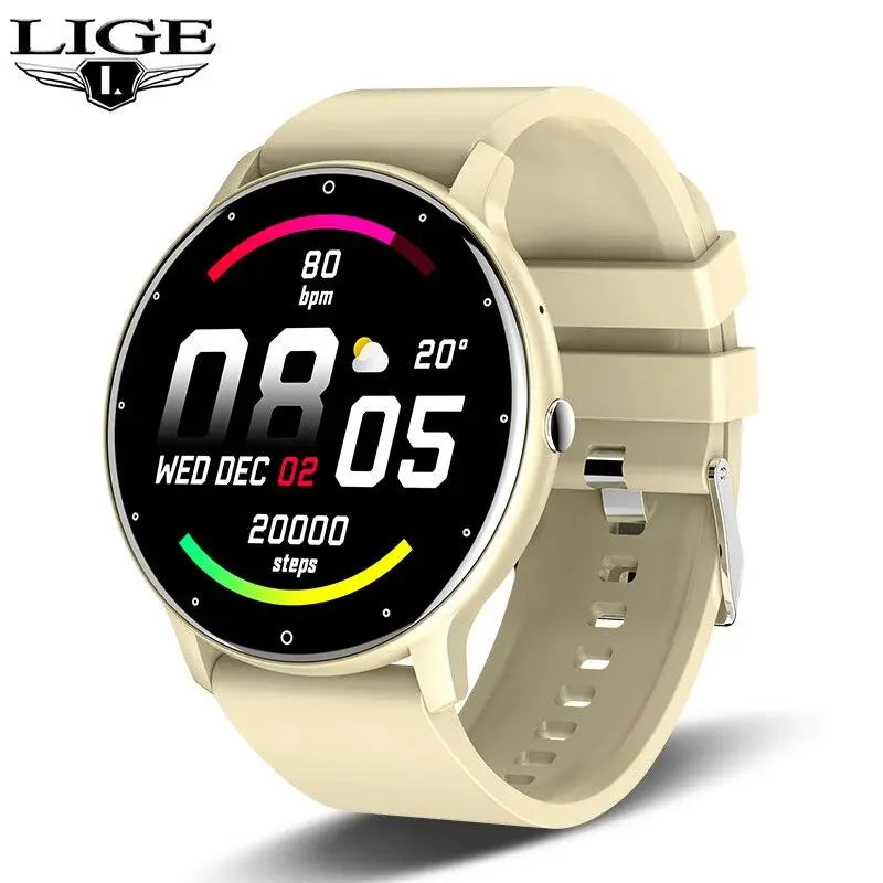 LIGE Women Smart band Watch Real-time Weather Forecast