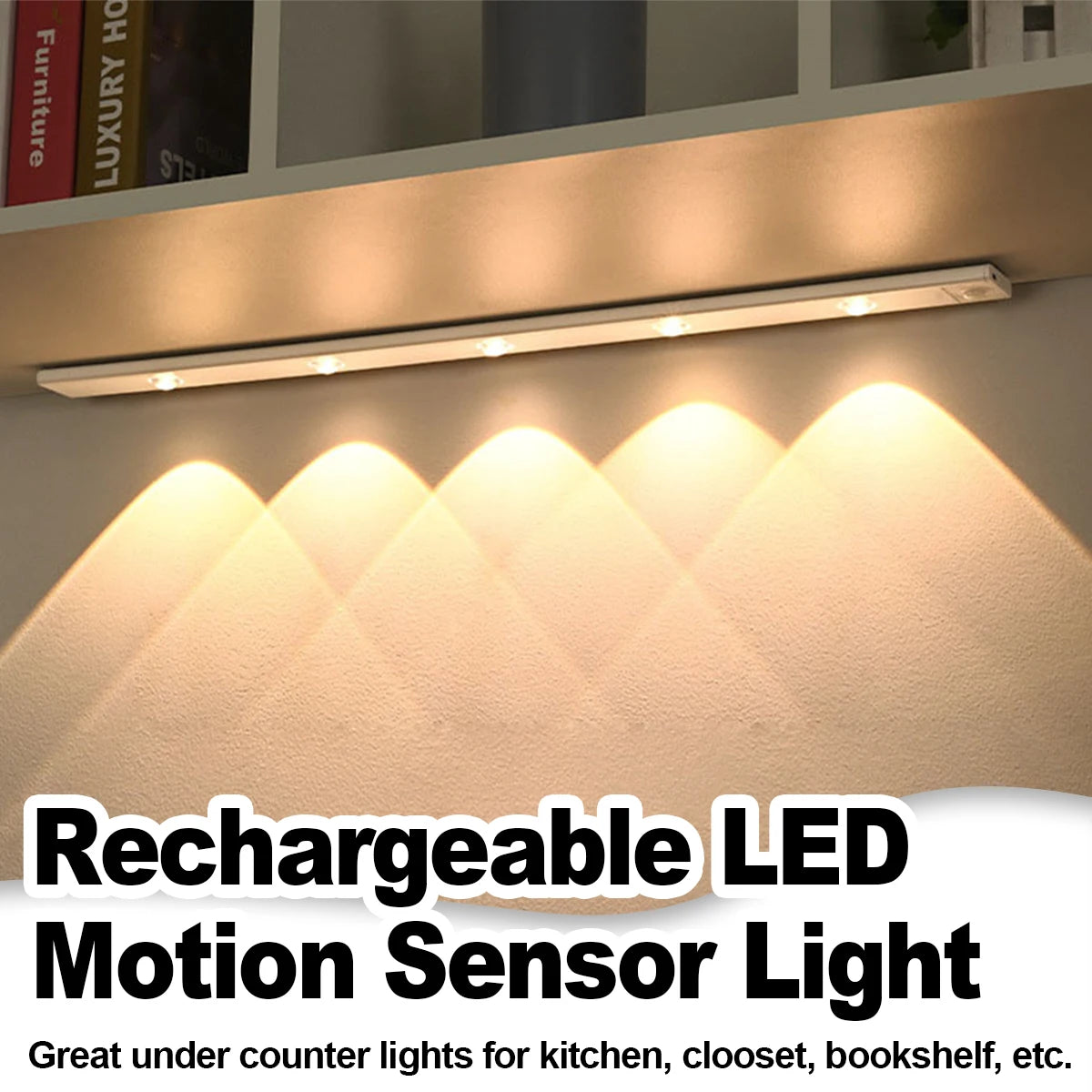 Ultra Slim Led Motion Sensor Light Strip Tricolor