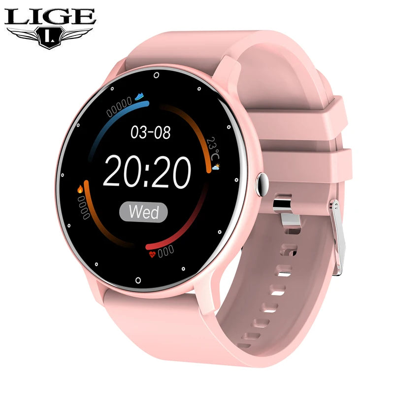 LIGE Women Smart band Watch Real-time Weather Forecast