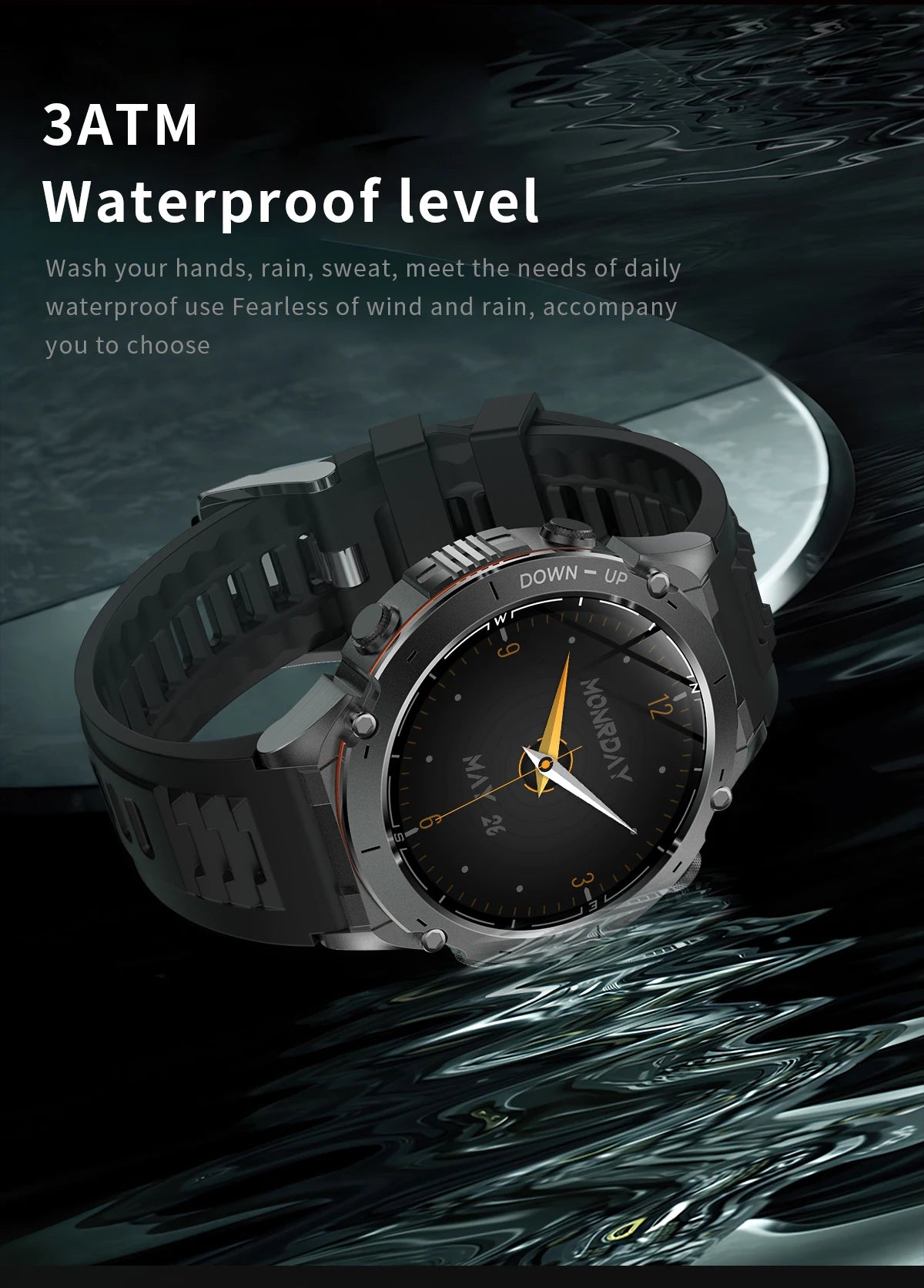 2025 New Smart Watch Men 1000mAh Large Capacity