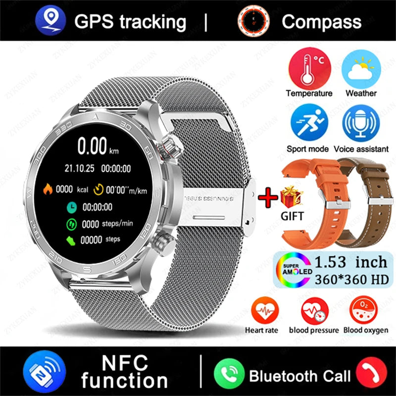 2025 New Bluetooth Call Smart Watch Men For