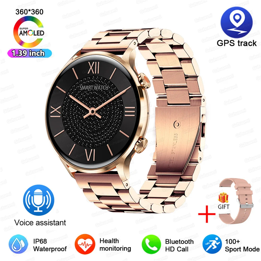 2025 New Smartwatch Women AMOLED HD Screen Always