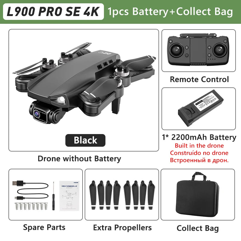 LYZRC L900 PRO GPS Drone 4K Professional HD