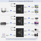 MZX 1-in-4-out 1000M Gigabit Network Hub Switch RJ45