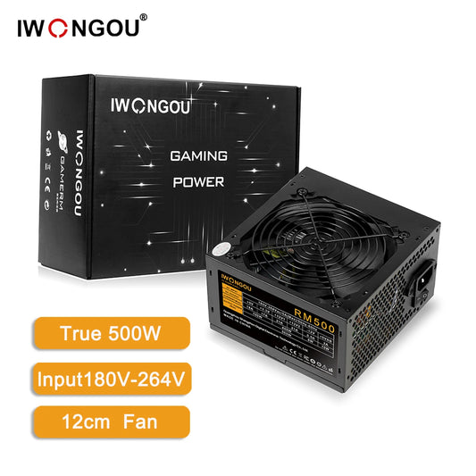 IWONGOU PC Power Supply Unit 500W 600W 750W