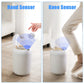 Automatic Trash Can with Lid, Small Plastic Smart