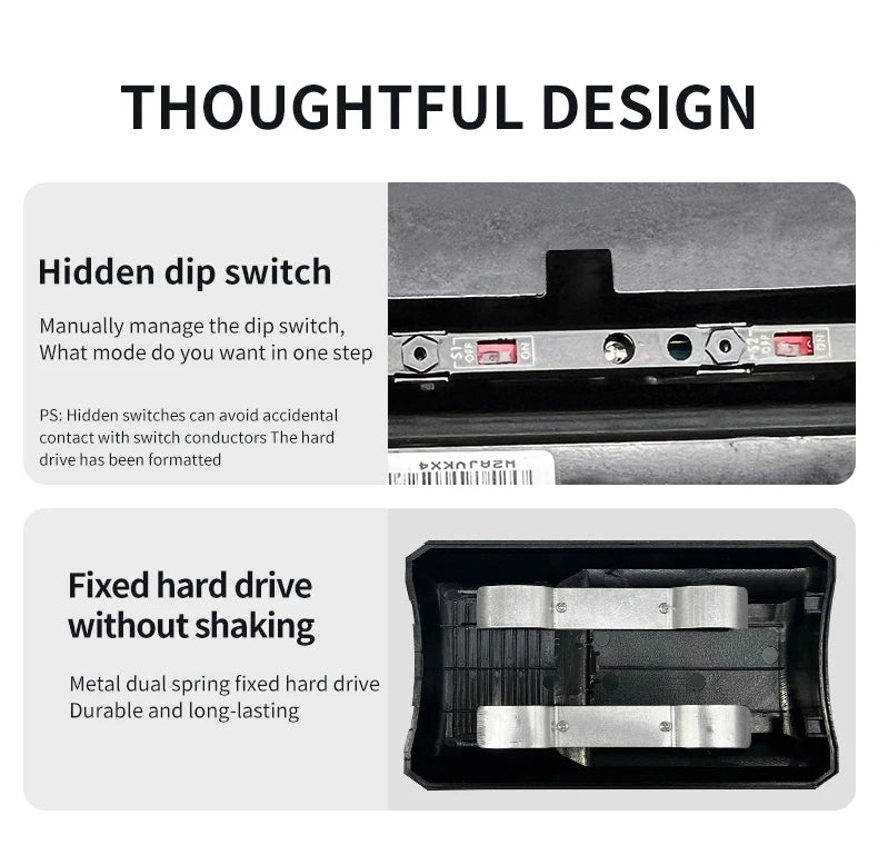 GODO Dual Bay RAID Hard Drive Enclosure 3.5