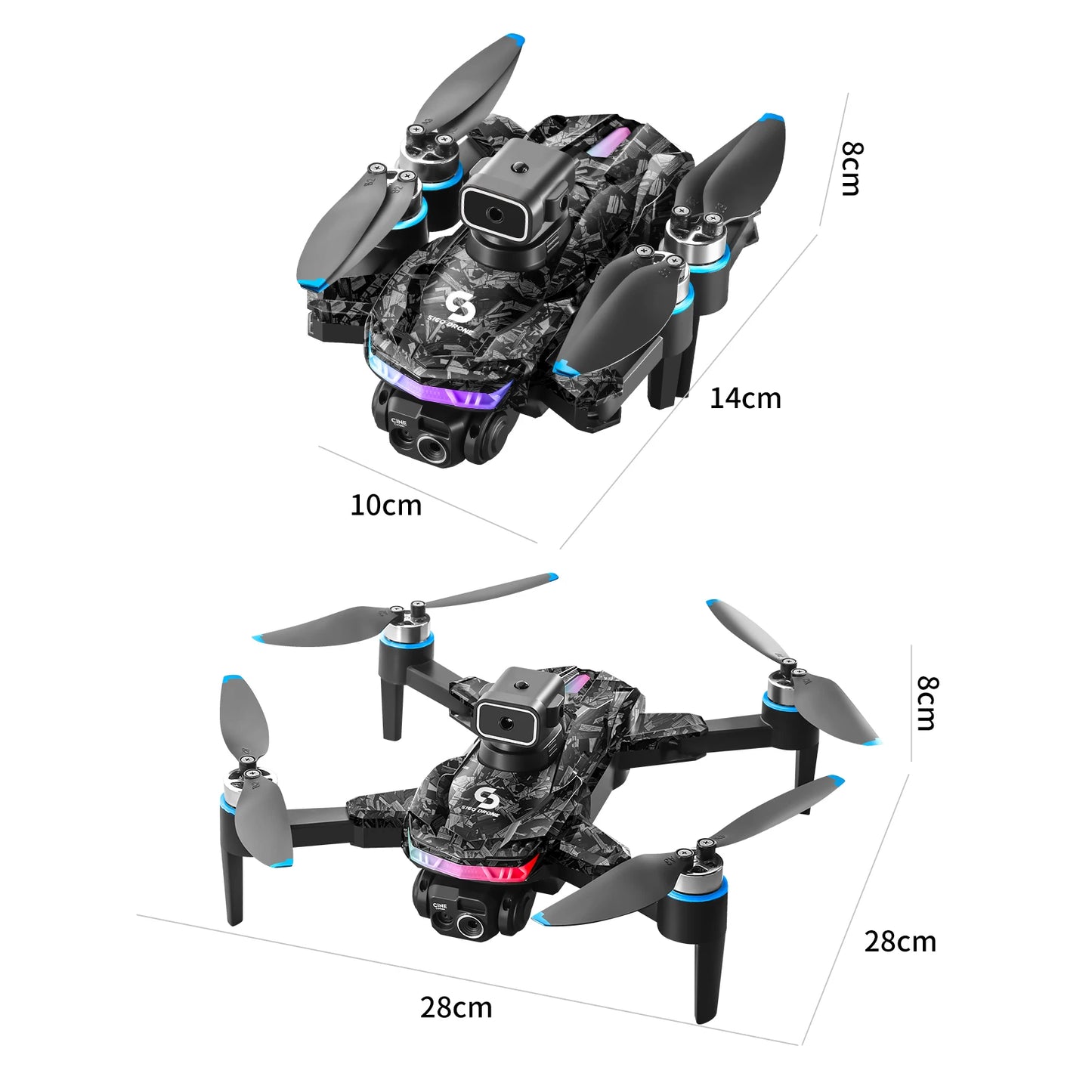 S160 Drone Professional with 8K HD Camera Screen